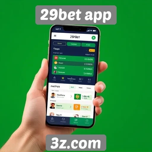 Interface do usuário do 29bet app é intuitiva